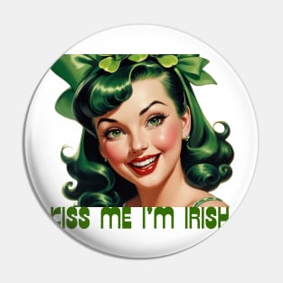 Kiss Me, I'm Leprechaun-Approved Pin