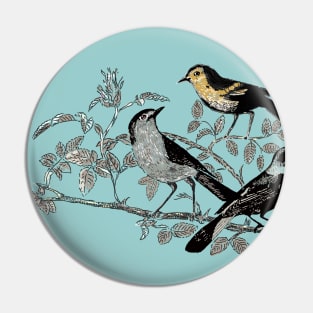 Drawing of birds Pin