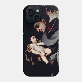 Saint Anthony of Padua the beloved saint with the Child Jesus Phone Case