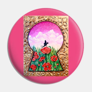 Secret Fairy Garden Pin