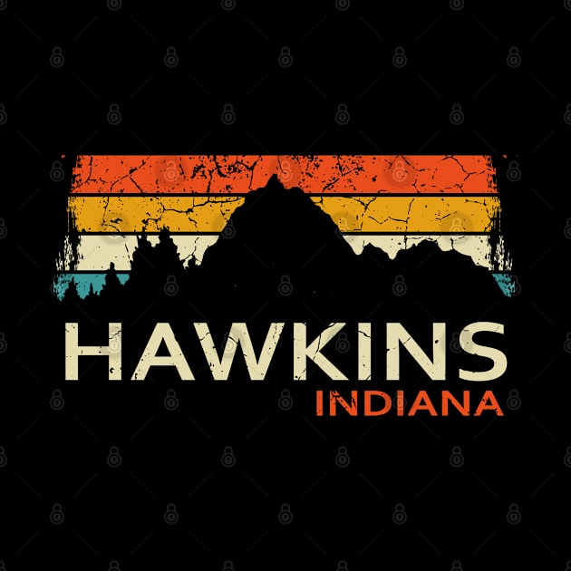 Hawkins Indiana, Visit Hawkins Retro 80s Vibe, by UranusArts