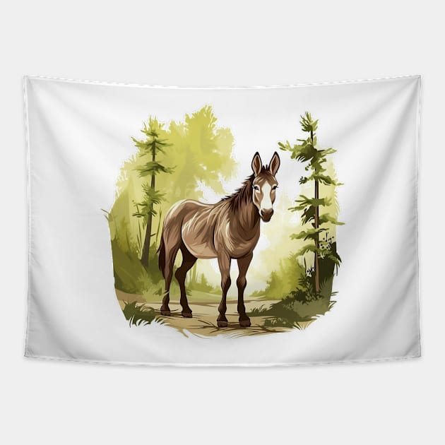 Little Donkey Tapestry by zooleisurelife