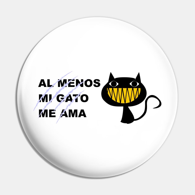 Gato malo - Bad Cat Pin by Korvus78