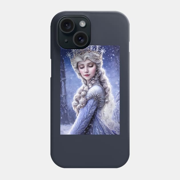 Snow Princess 04 Phone Case by PurplePeacock