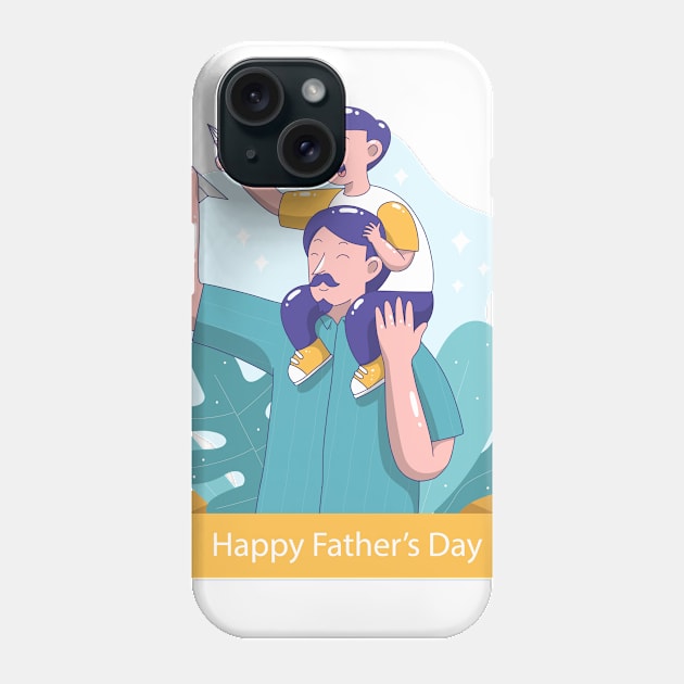 happy father day premium gift father's day - father's day gift from son Phone Case by Spring Moon