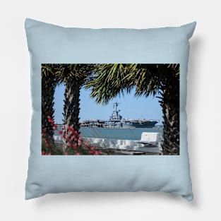 USS Lexington - Corpus Christi Texas Pillow