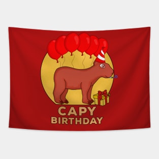 Capy Birthday Tapestry