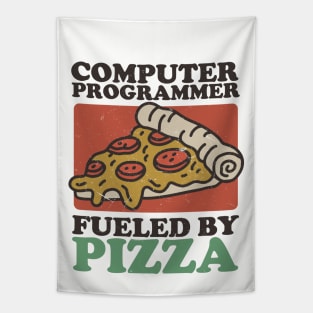 Computer Programmer Fueled By Pizza Tapestry