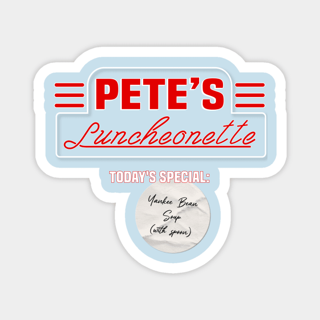 Pete's Luncheonette Magnet by ToughPigs