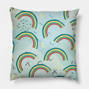 Terracotta Rainbow Pillow