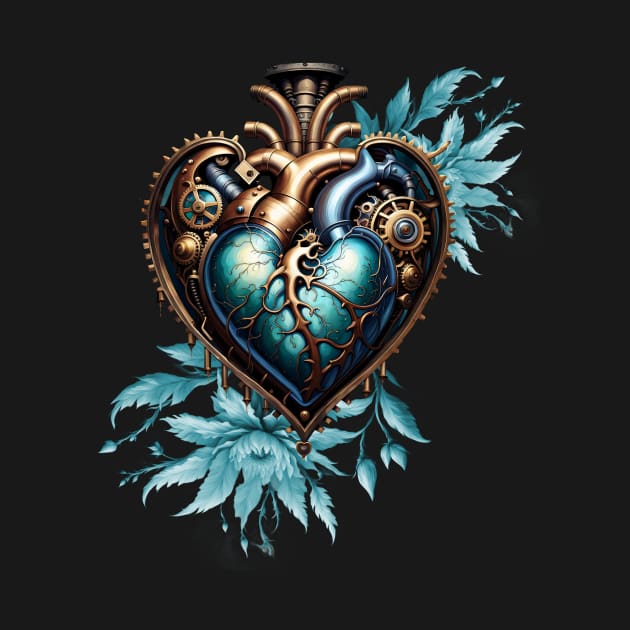 Wonderful elegant steampunk heart. by Nicky2342