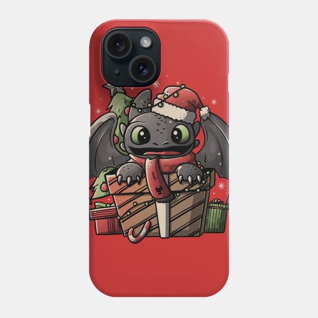 Dragon Gift Cute Funny Christmas - Light Phone Case by eduely