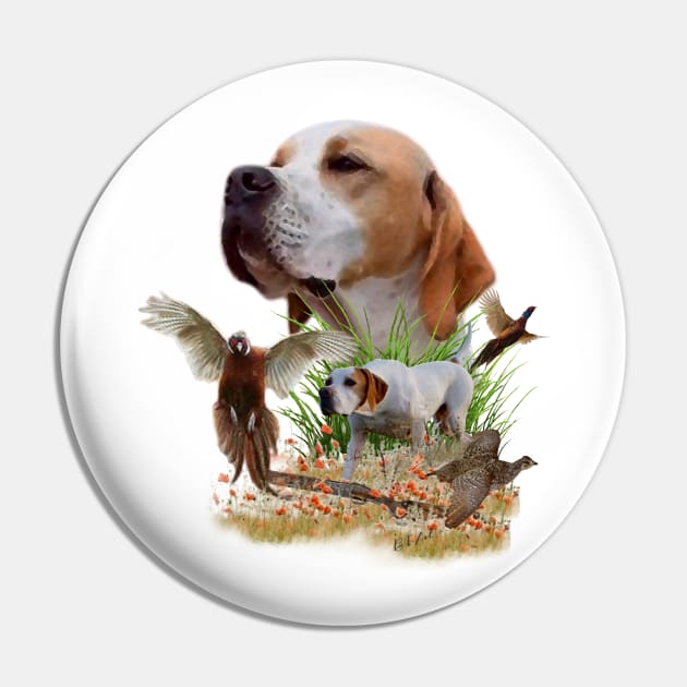 English Pointer Pin by German Wirehaired Pointer 