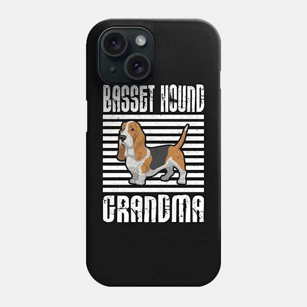 Basset Hound Grandma Proud Dogs Phone Case by aaltadel