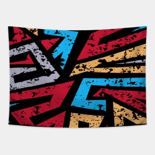 Crazy Abstract Design Tapestry