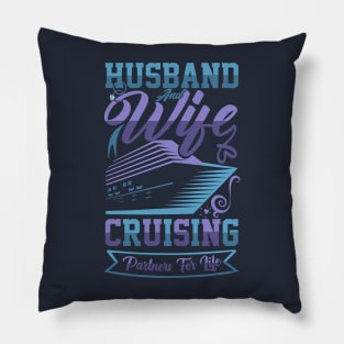 cruise vacation for Setting Sail for Love and Celebration Birthday for Husband and Wife cruise Pillow