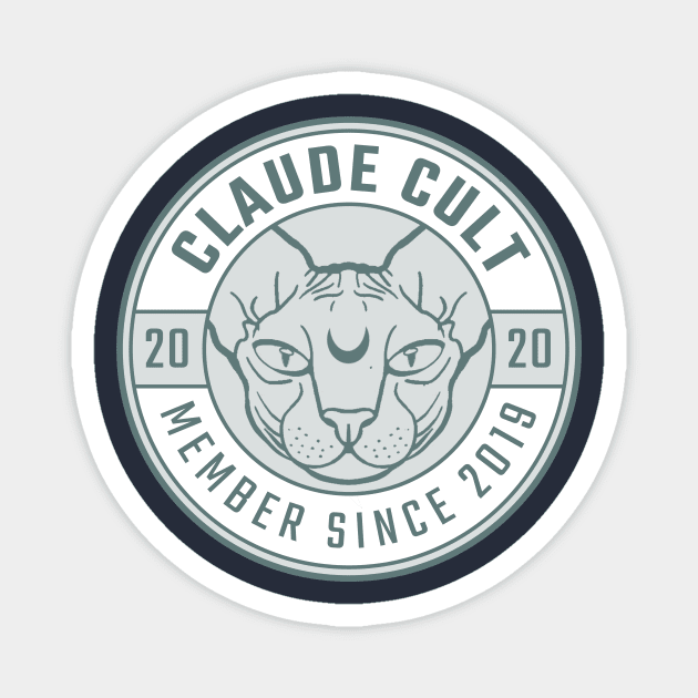 Claude Cult Member Shirt Magnet by GingerSlunt Merch