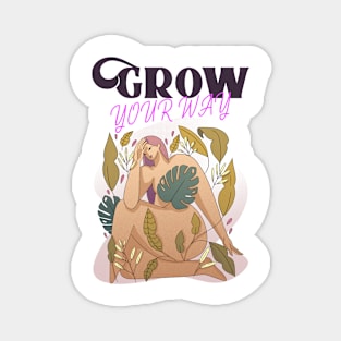 GROW YOUR WAY Victorian Gardening Design Magnet