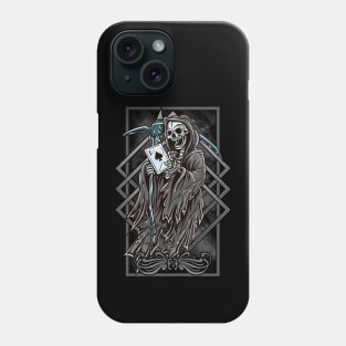 Grim Reaper Ace Of Spades Phone Case