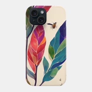 Chromatic Botanic Abstraction #39 Phone Case