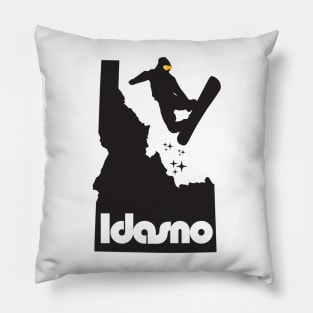 Idasno Boarder-Black Pillow