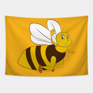 bee cartoon Tapestry