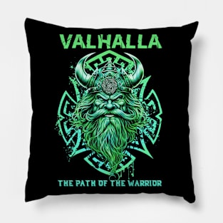 Viking Valhalla Neon Pillow