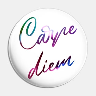 Carpe Diem Abstract Pin