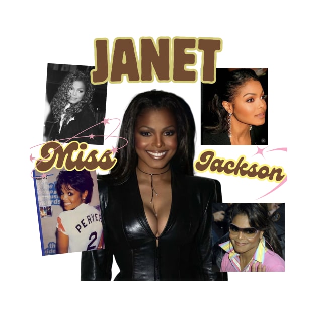 Janet Jackson Retro Graphic by TheGraphicAtelier