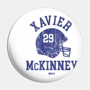 Xavier McKinney New York G Helmet Font Pin