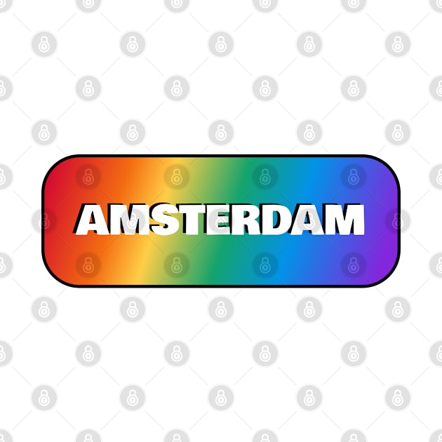 AMSTERDAM RAINBOW - HAPPY PRIDE by InspireMe