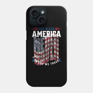 Never Waver American Eagle in God We Trust Phone Case