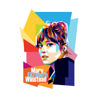 Mary Elizabeth Winstead Pop Art T-Shirt