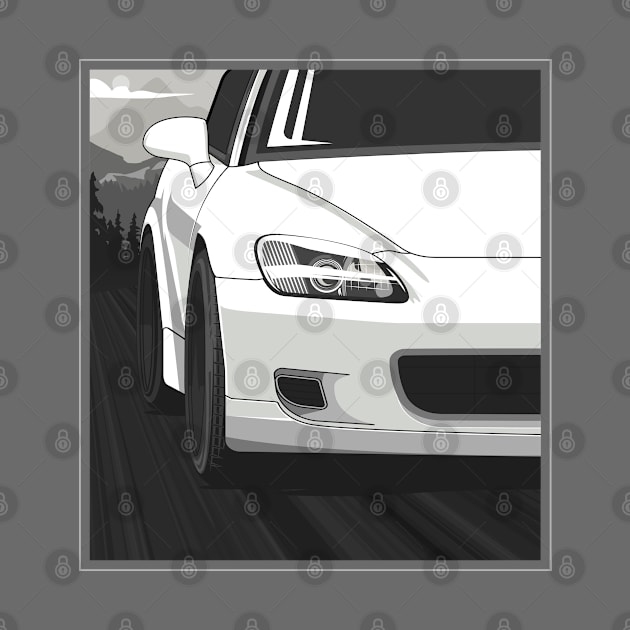 Honda S2000 AP1 Rolling - Championship White by wearapex