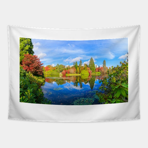 Autumn Colours Panorama Tapestry by GrahamPrentice