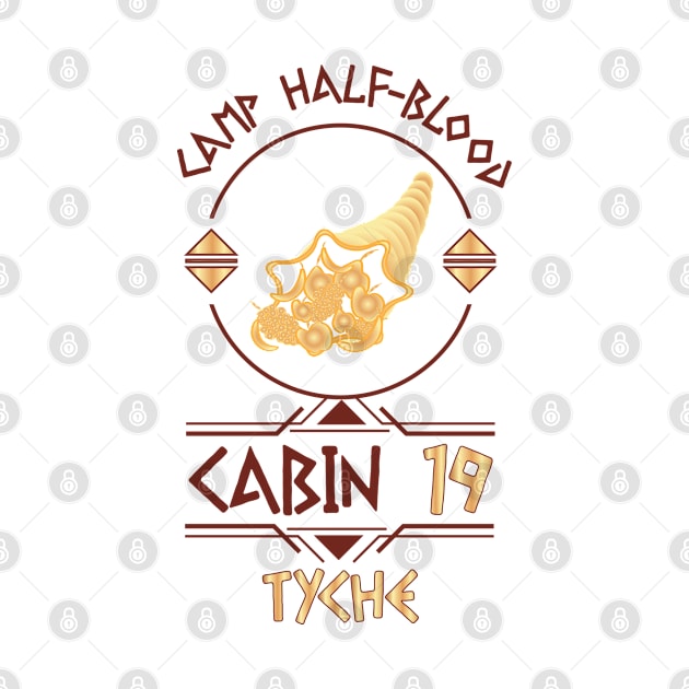 Cabin #19 in Camp Half Blood, Child of Tyche  – Percy Jackson inspired design by NxtArt