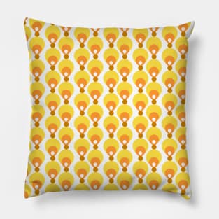 70s Harvest Pattern 3 Pillow