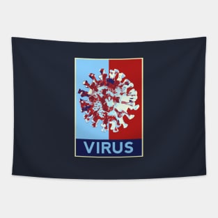 Virus Pop Art Design Tapestry