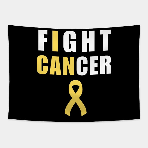 I Can Fight Cancer Tapestry by Mojakolane