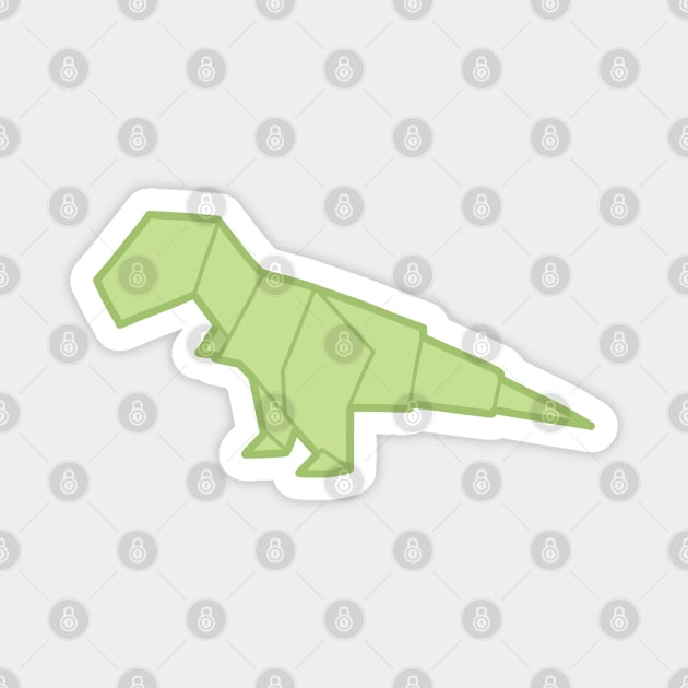 Origami T-Rex Magnet by vpessagno