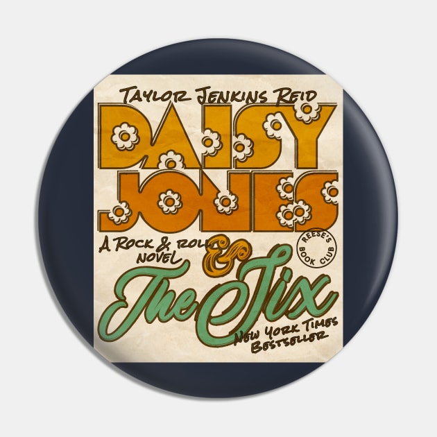 Daisy Jones And The Six - A Rock And Roll Novel Merch Pin by aplinsky