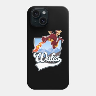 Wales Red Dragon logo Phone Case