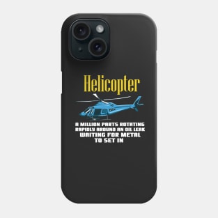 HELICOPTER: Helicopter Definition Phone Case