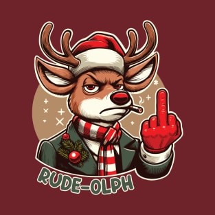 Rudolph ugly christmas sweater T-Shirt