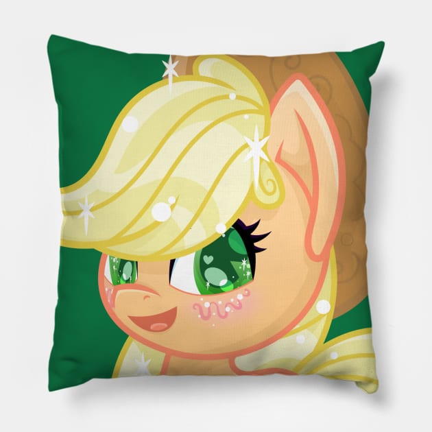 My Little Pony Applejack Pony Life (My Style) Pillow by SketchedCrow