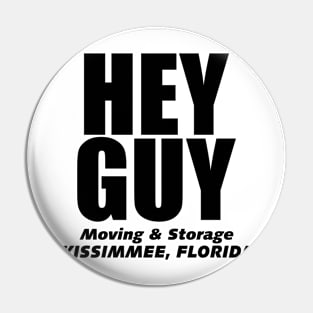 Drew Gooden Merch Hey Guy Moving and Storage Pin