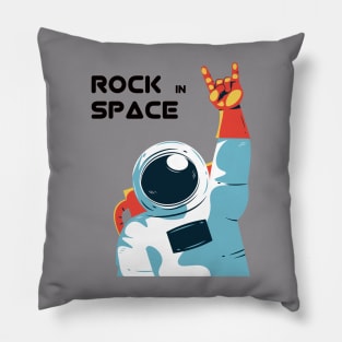 Rock In The Space Pillow