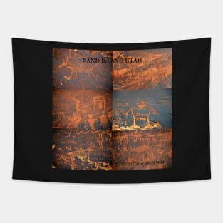 Sand Island Utah petrogyph site Tapestry