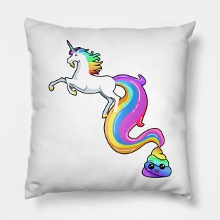 Magical Unicorn Rainbow Poop Pillow