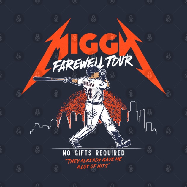 Miguel Cabrera Miggy Farewell Tour by KraemerShop